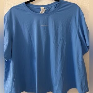 New lululemon athletica Women Sky Blue Tee
